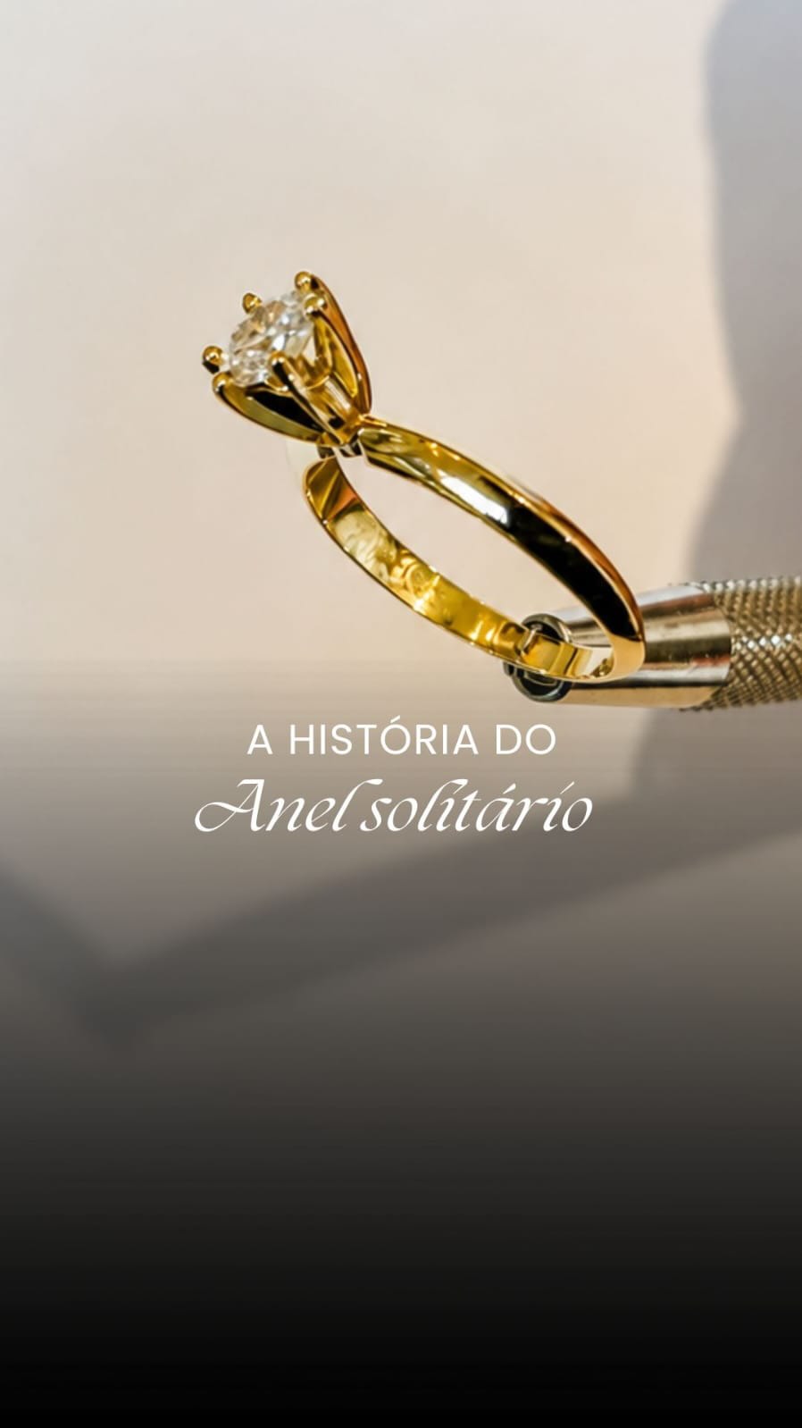 A história do anel solitário